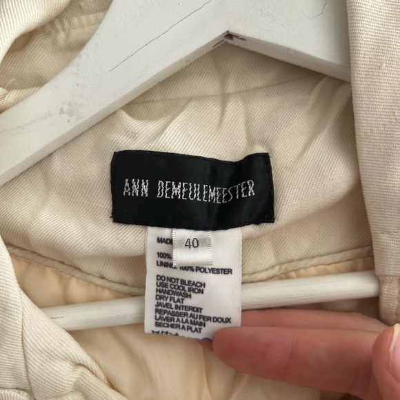 NWT - Ann Demeulemeester FW05 Silk Trench Coat - Picture 4 of 8